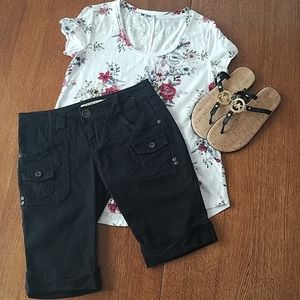 Black Bermuda Shorts